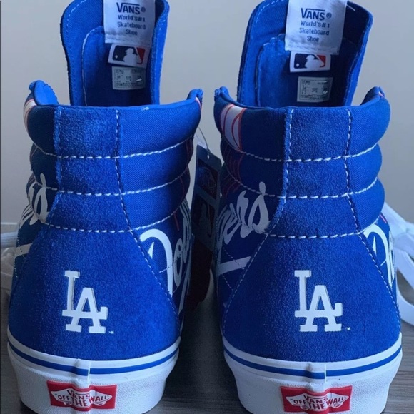Vans Men’s Sk8-Hi Reissue MLB LA Dodgers - Picture 7 of 8